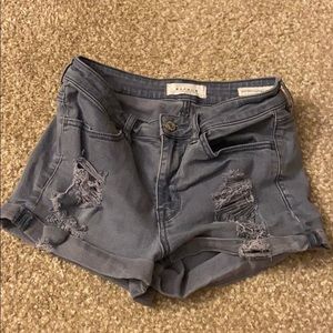 Gray pacsun jean shorts
